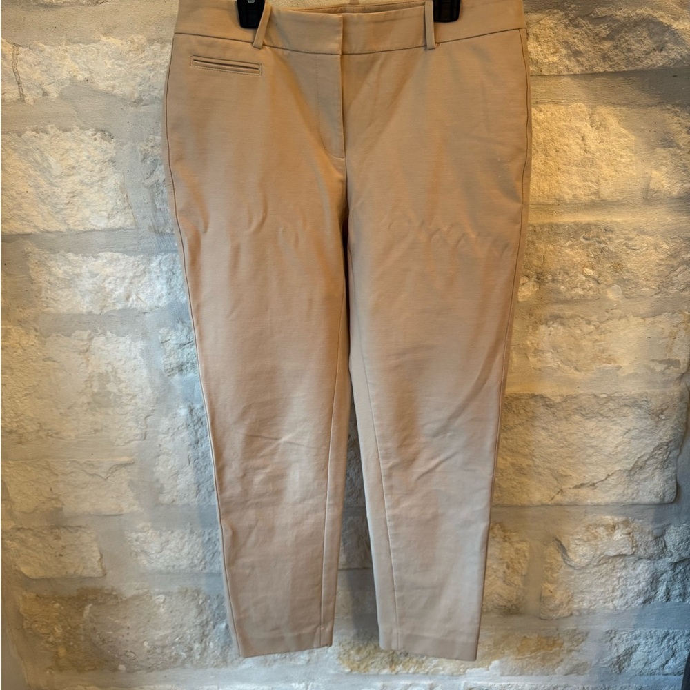White House Black Market Beige Ankle Pants